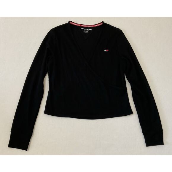 Tommy Hilfiger Sport Women’s Wrap L Black TP2TO134 Lightweight Cover - Picture 1 of 11